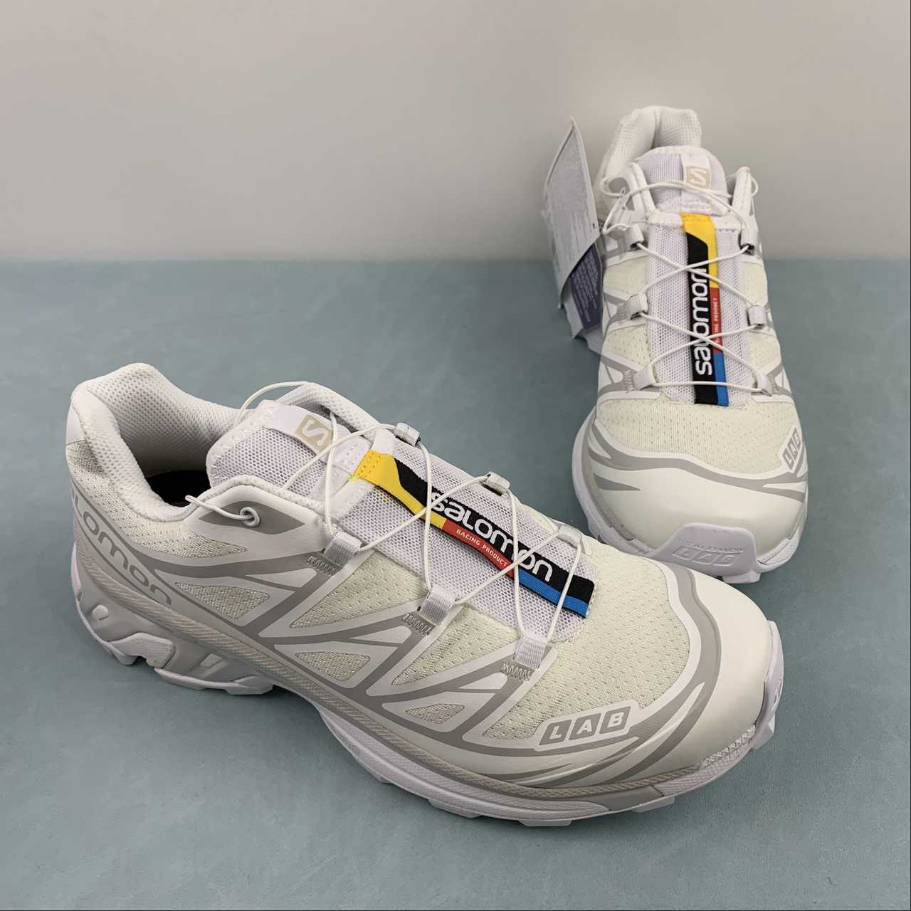Salomon XT-6 White Lunar Rock