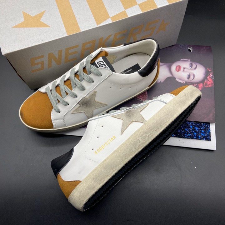 Golden Goose Superstar nappa e inserti camoscio marrone