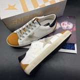 Golden Goose Superstar nappa e inserti camoscio marrone