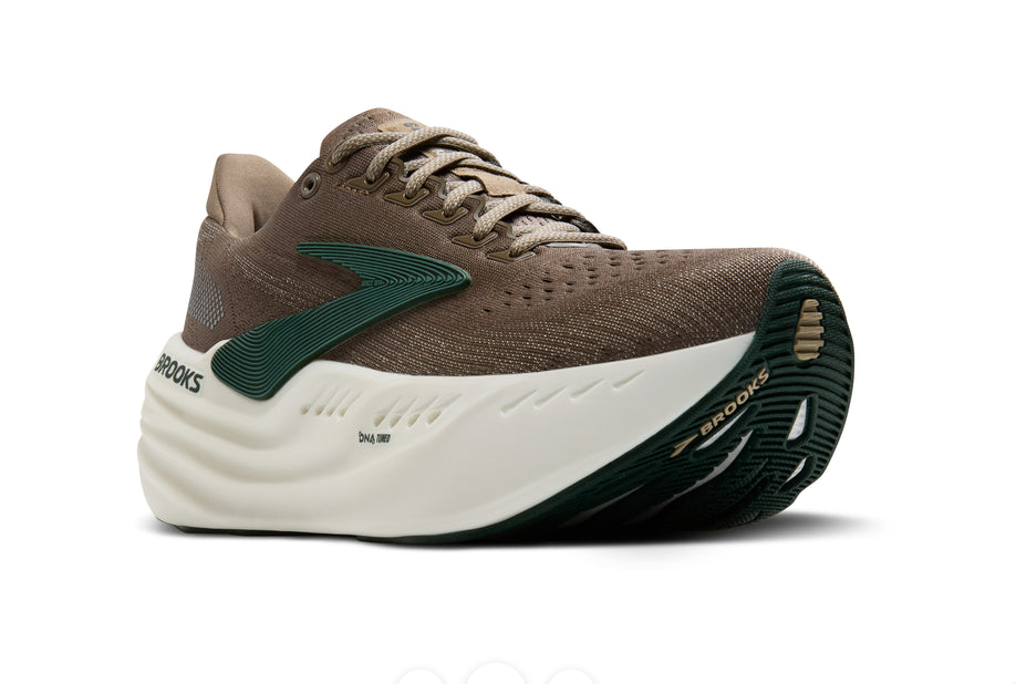 Brooks Glycerin Max marrone bianco logo verde
