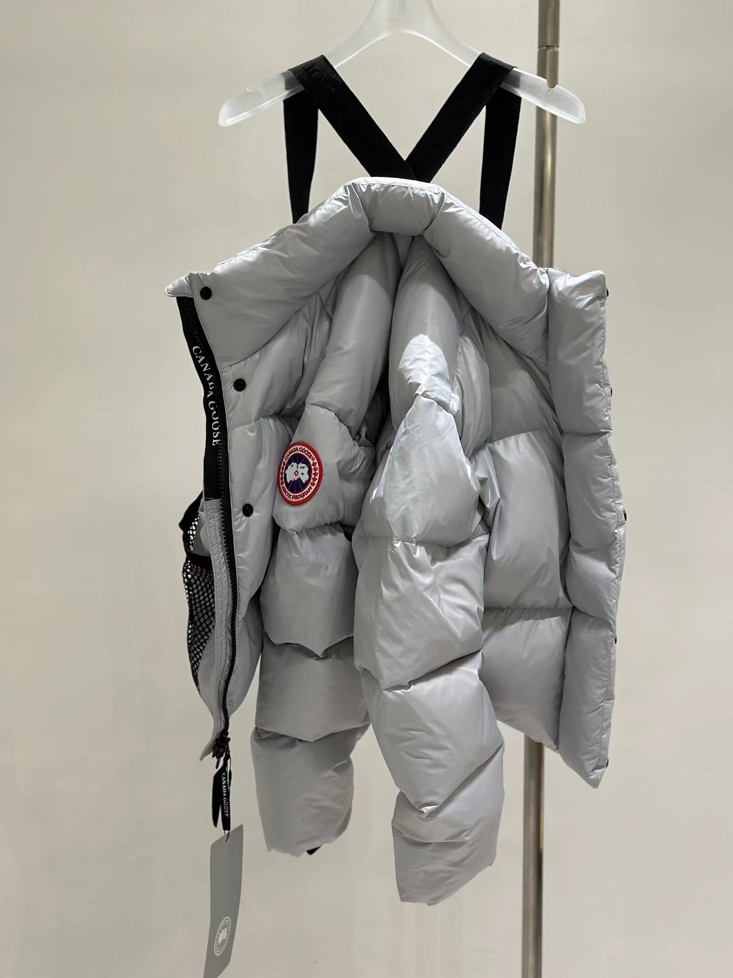 Canada Goose Cypress Puffer piumino corto donna bianco
