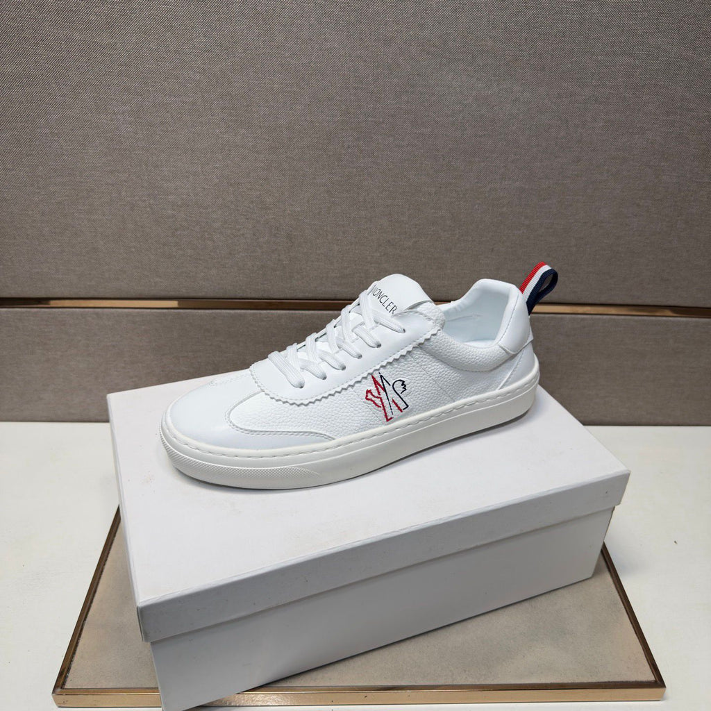 Moncler unisex white sneakers