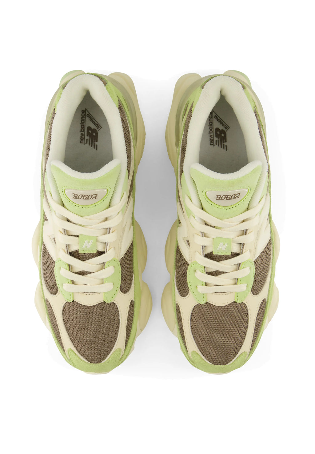 New Balance 9060R Dry Lime con Thunder Brown