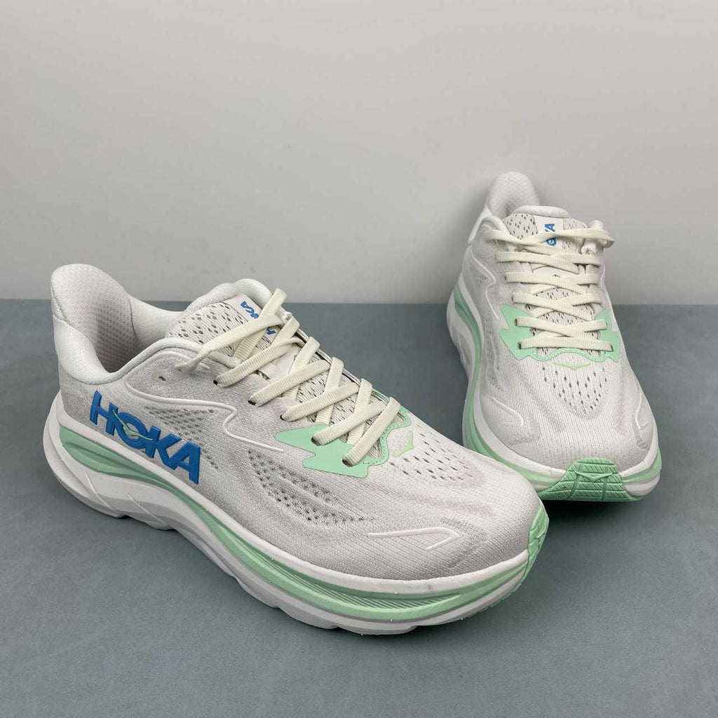 Hoka One Clifton 10 bianco verde