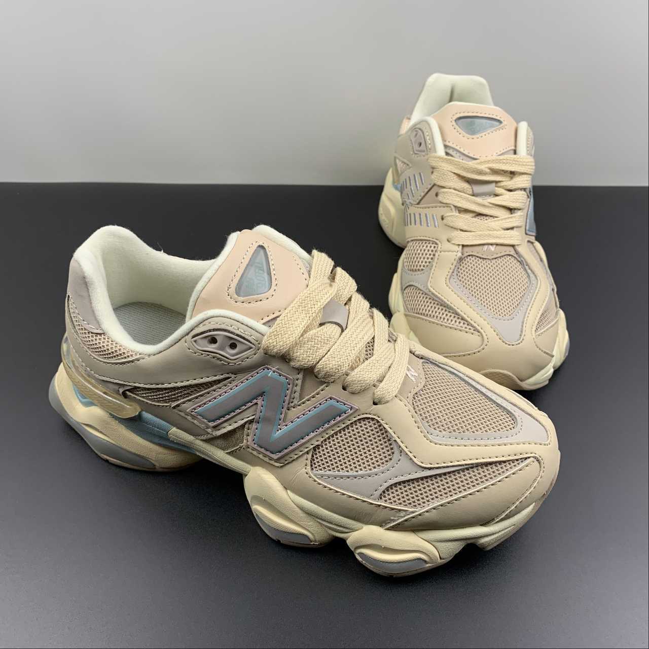 New Balance NB 9060 Ivory Cream & Pink Sand