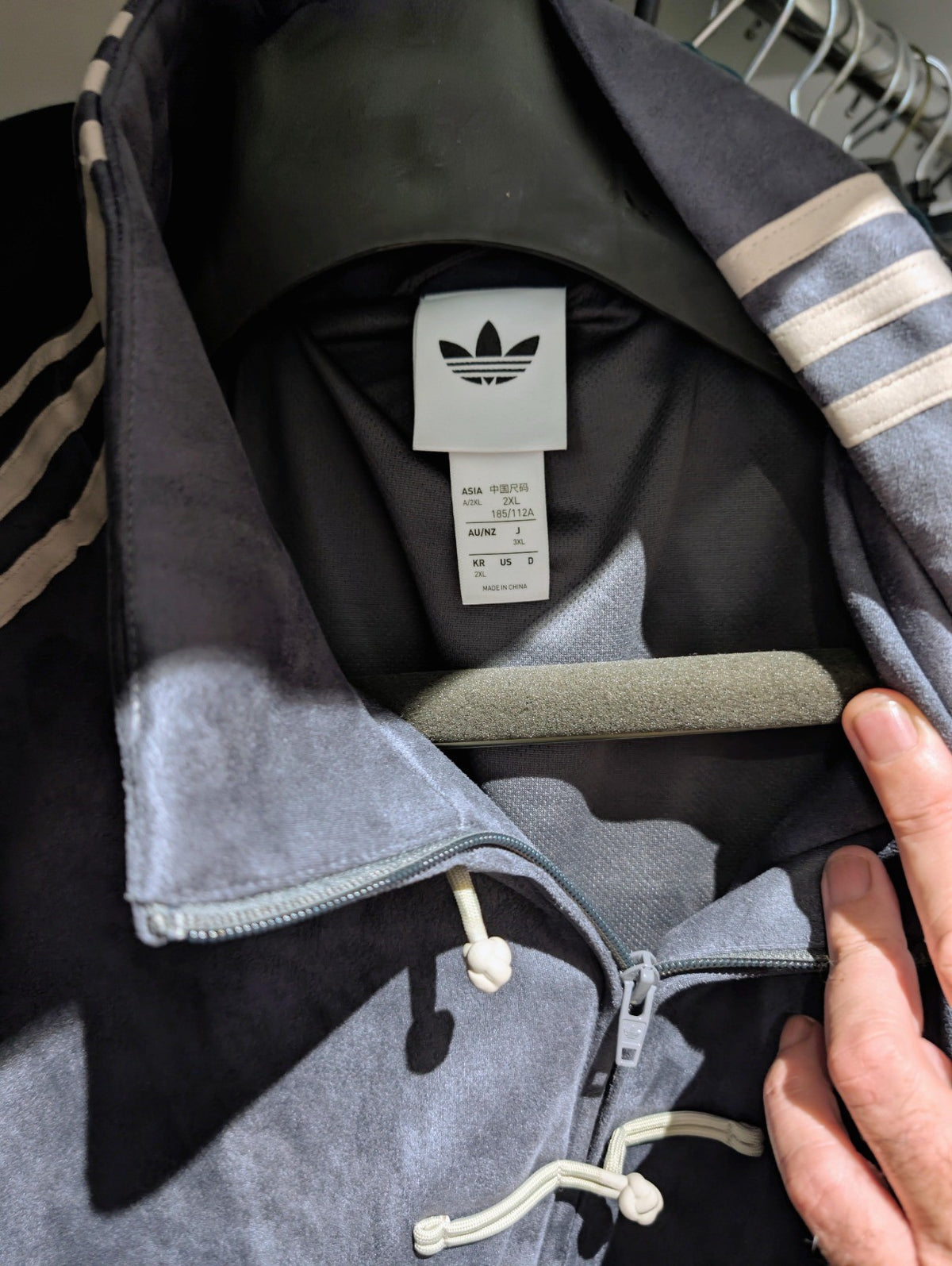 Adidas Tang Jacket felpa Chinese New Year Pink Velvet