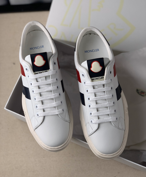 Moncler sneakers bianche unisex