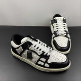 Amiri Skeleton Top Low bianco nero