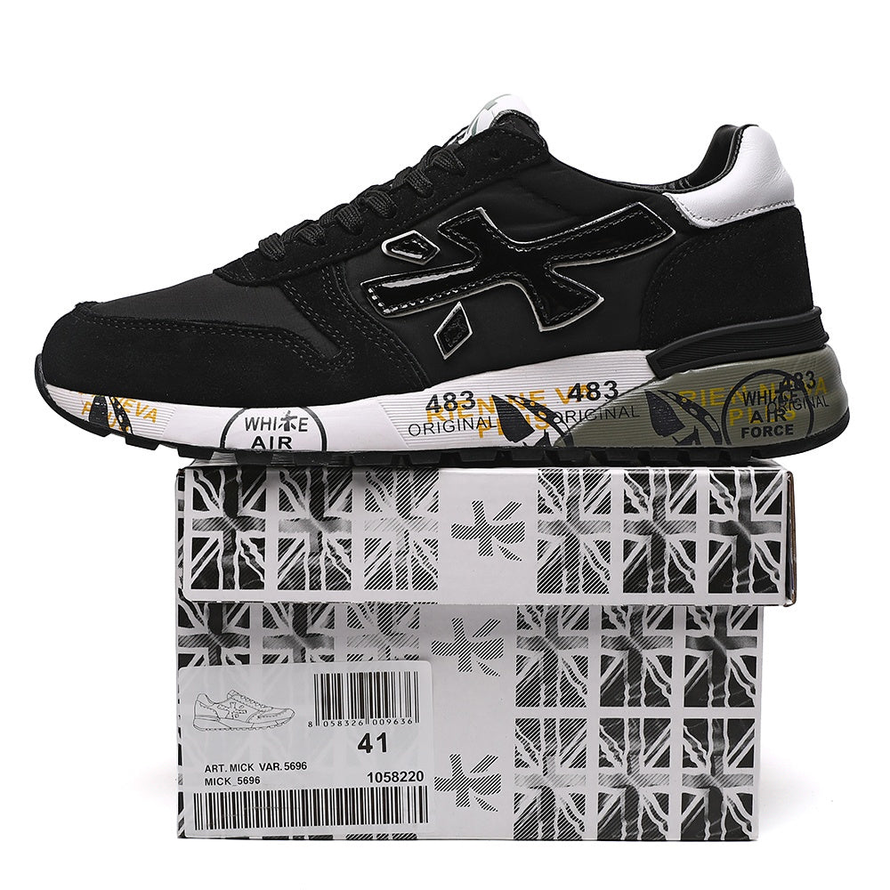 Premiata Mick sneakers suede nero