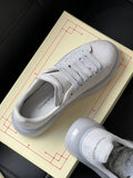 Alexander McQueen sneakers oversize transparent base grey