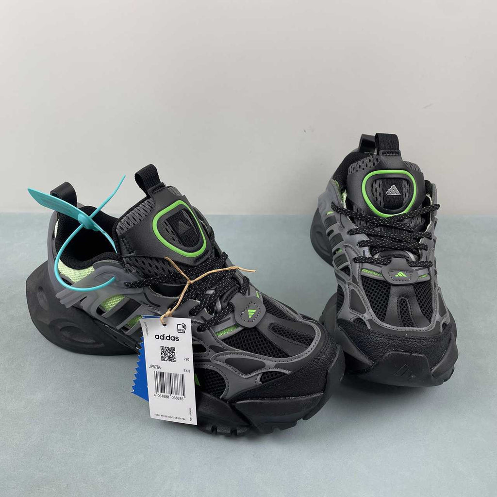 Adidas XLG Runner Deluxe sneakers black grey green - VIBES MILANO