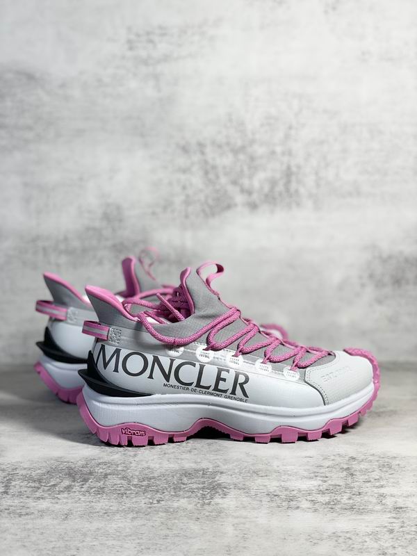Moncler unisex white sneakers