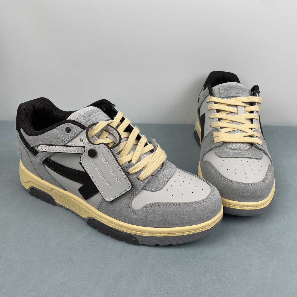 Off- White OOO Out Of Office sneakers Low Tops mesh grigio