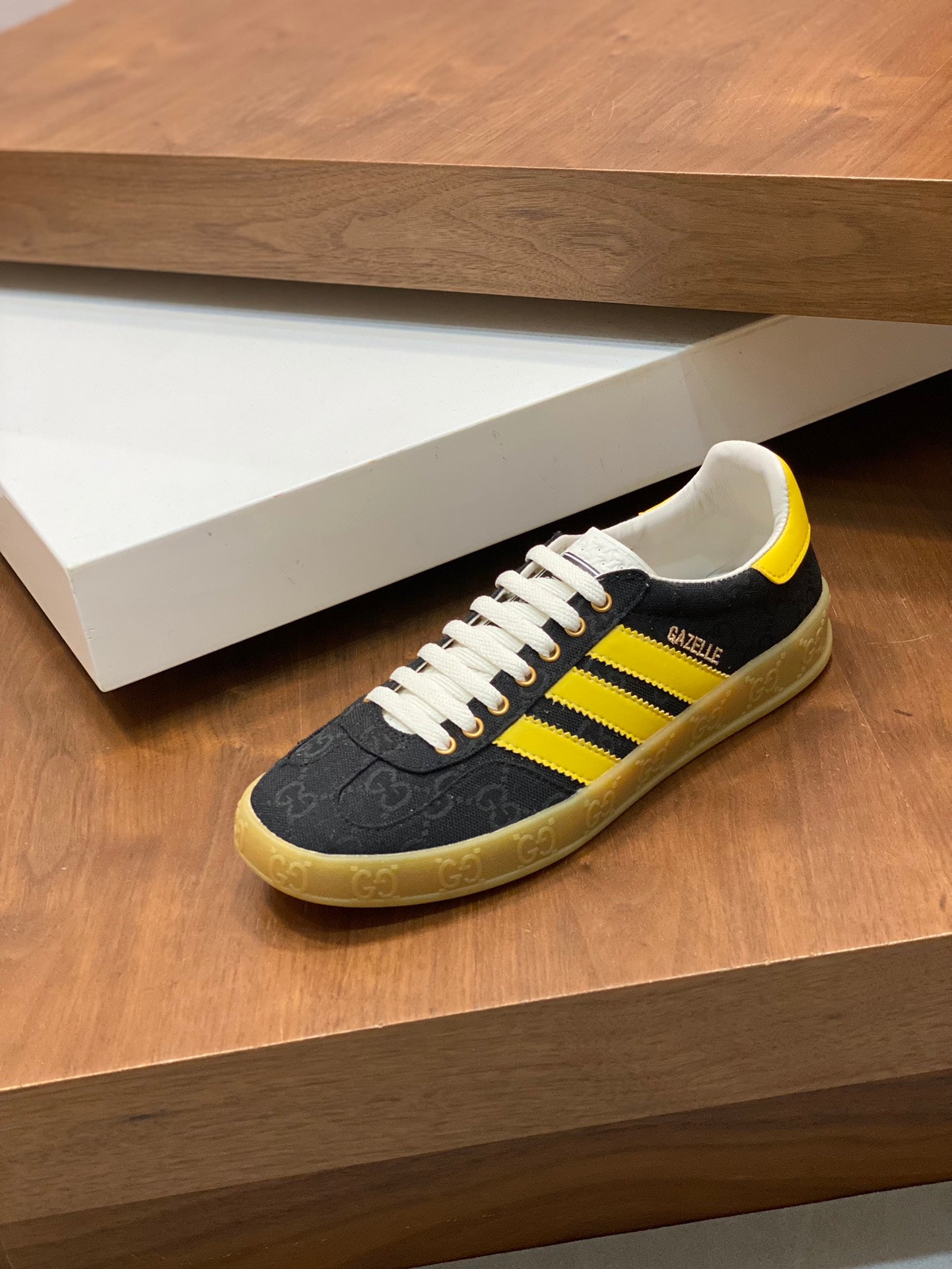 Adidas Gazelle x Gucci Black Yellow