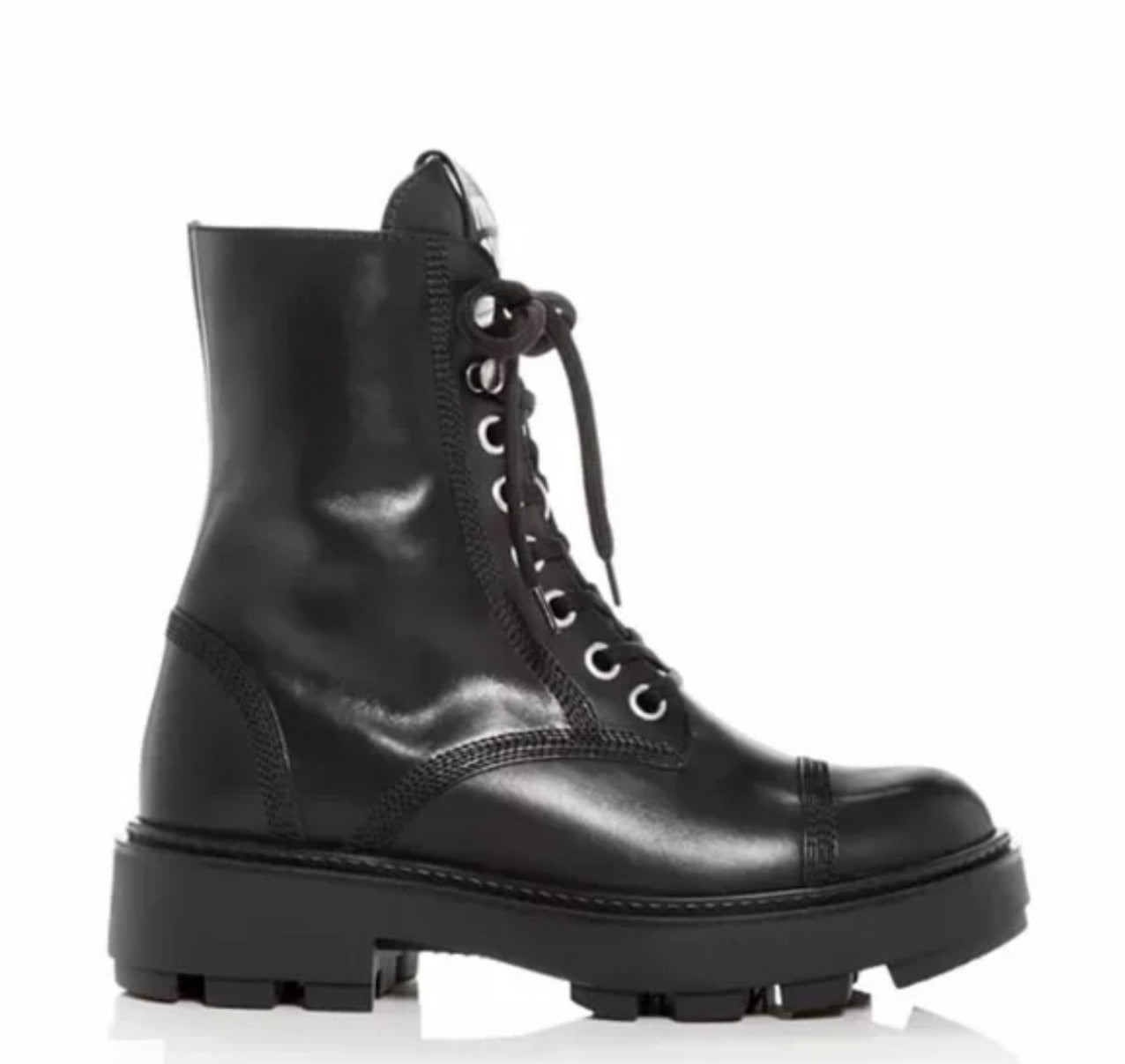 Miu Miu Combat Boots nero