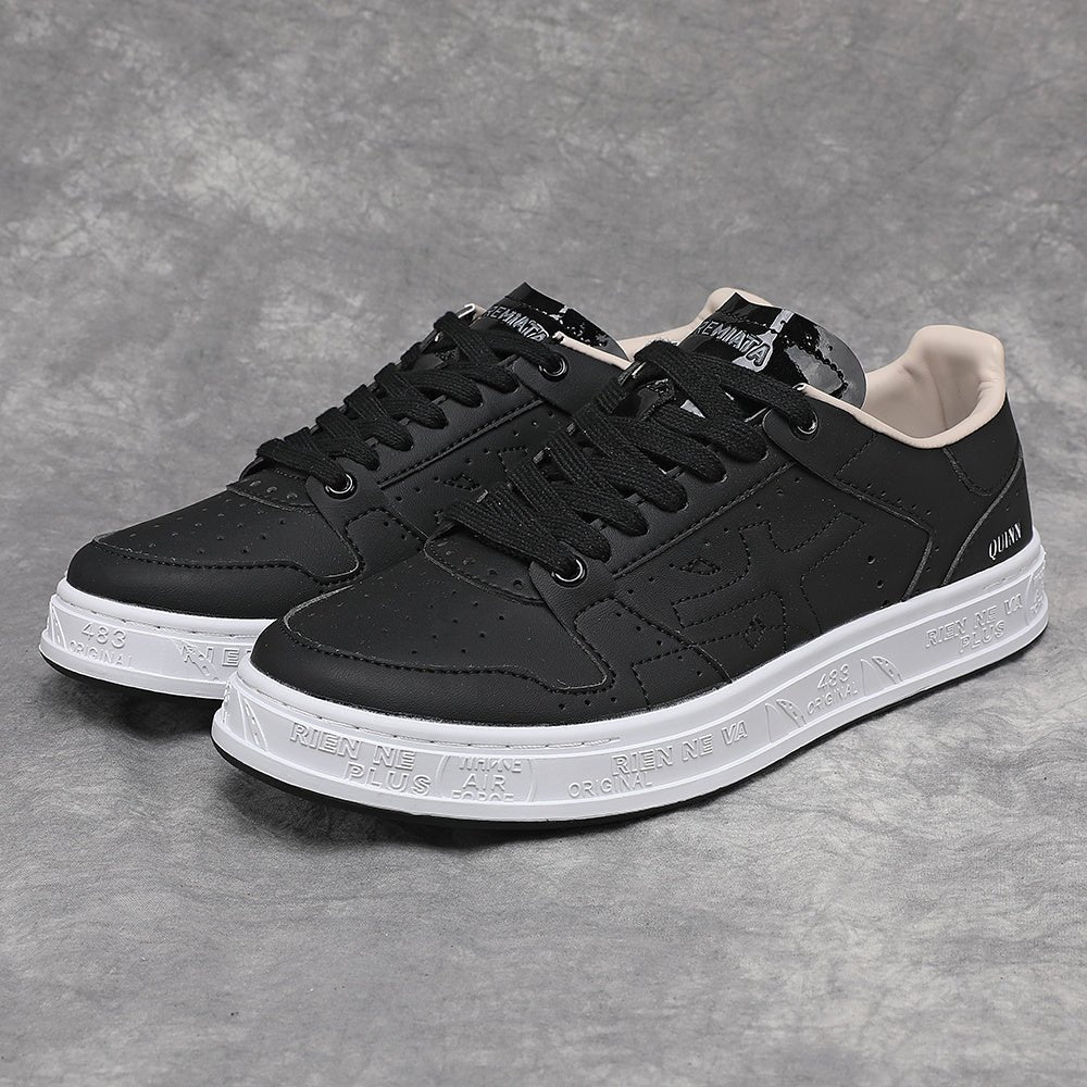 Premiata Quinn sneakers pelle nero bianco - VIBES MILANO