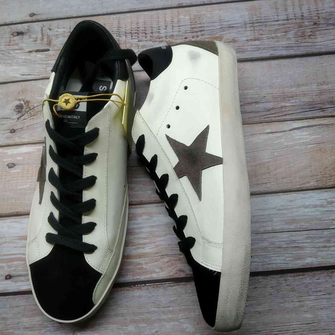 Golden Goose Superstar silver/black 