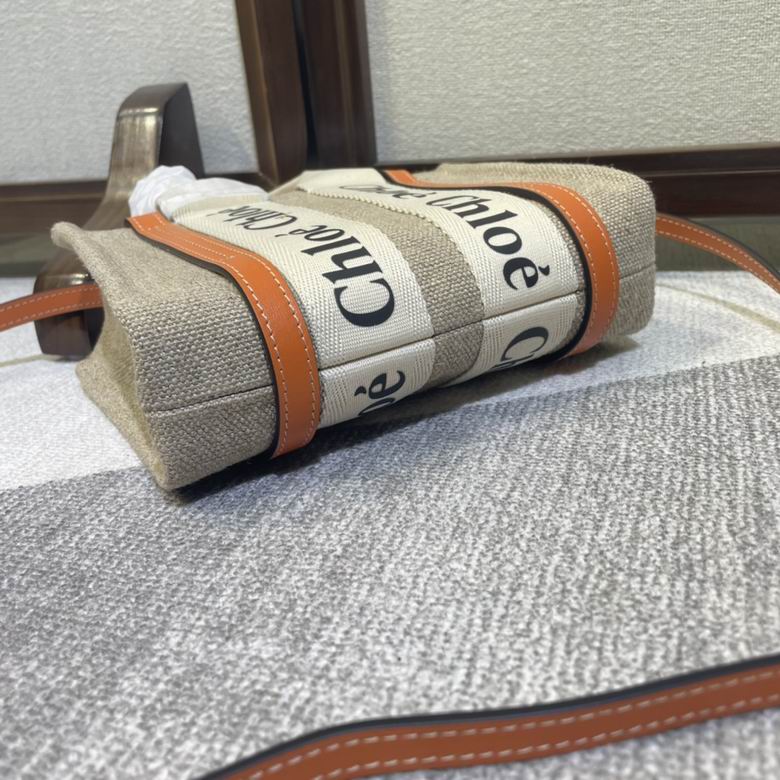 Chloé Borsa a tracolla Woody cuoio