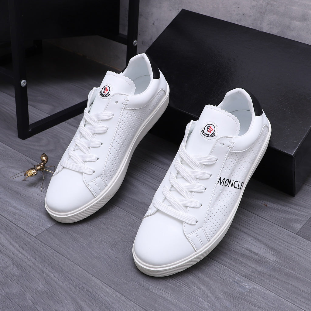Moncler unisex white sneakers
