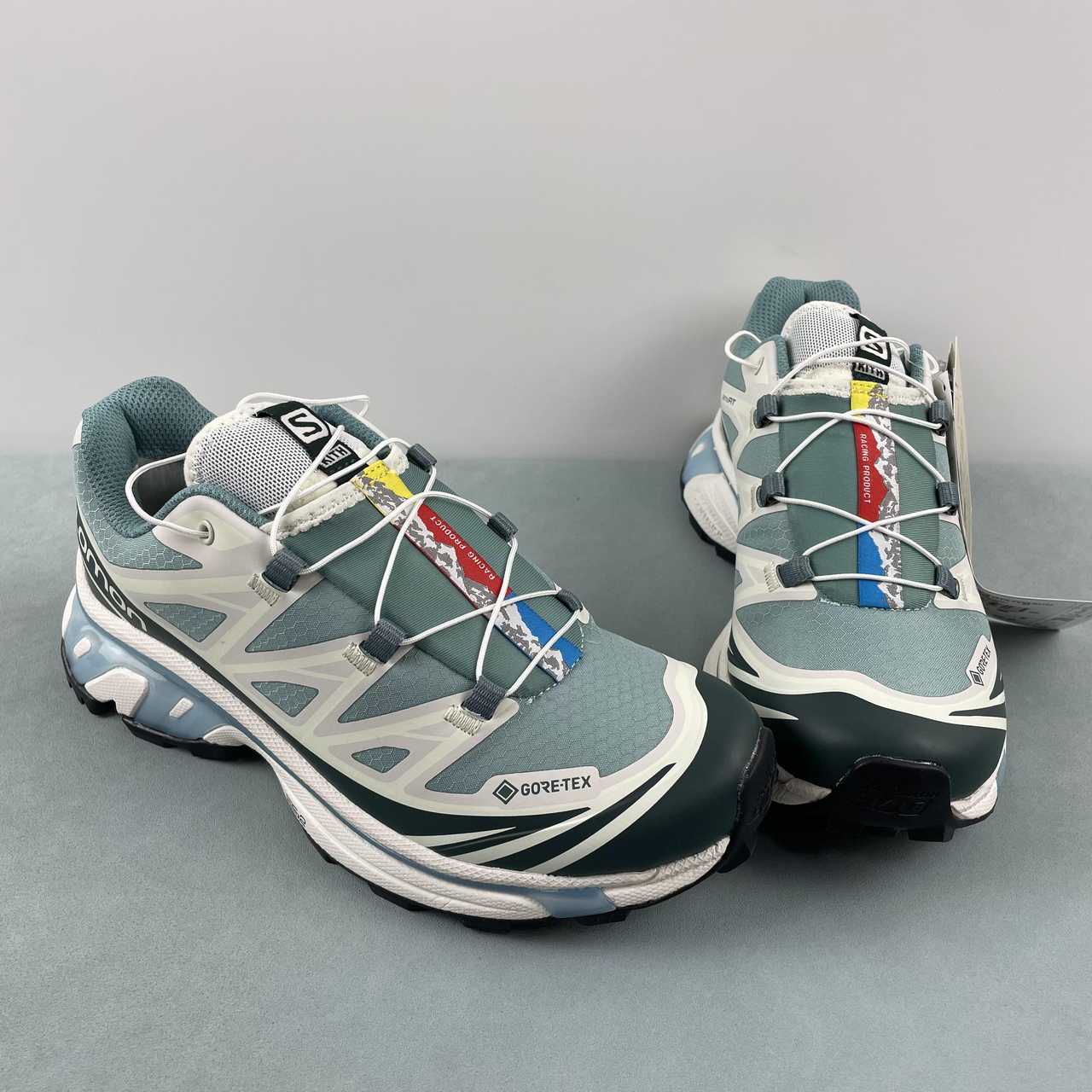 Salomon XT-6  GTX Goretex Blue Cream
