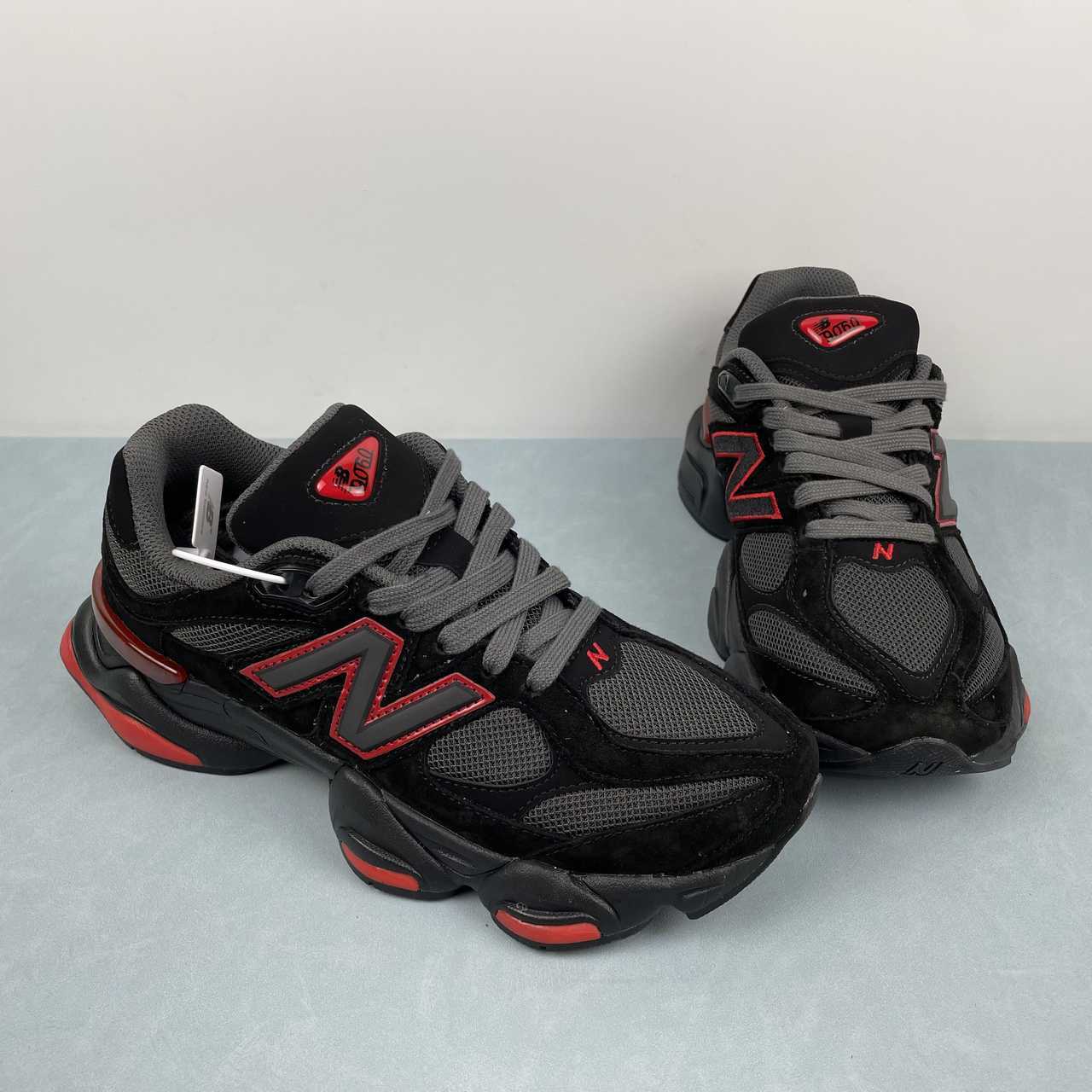 New Balance NB 9060 Black and Red - VIBES MILANO