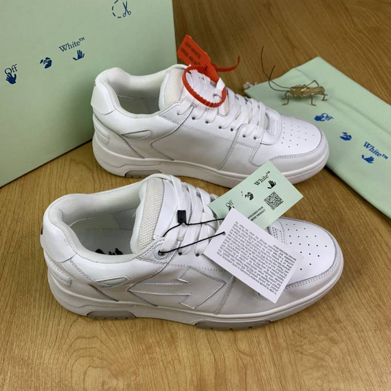 Off-White OOO Out Of Office sneakers in pelle colore bianco