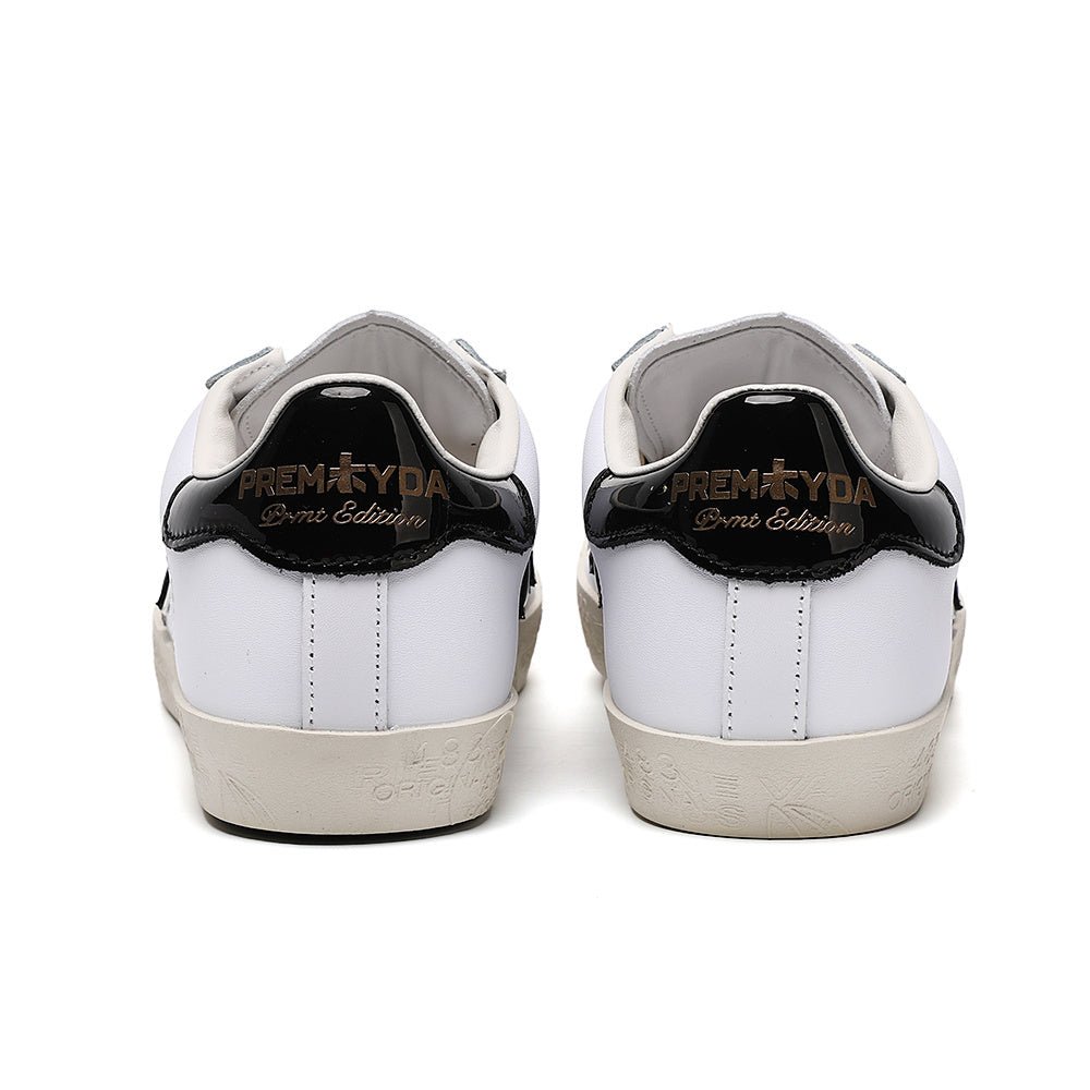 Premiata Steven sneakers pelle bianco taupe - VIBES MILANO