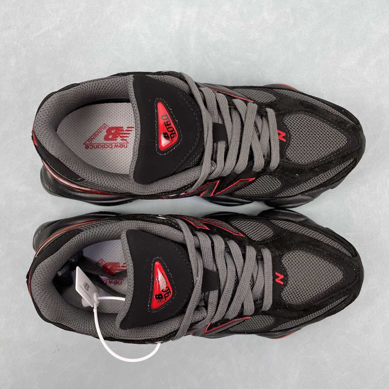 New Balance NB 9060 Black and Red - VIBES MILANO