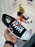 Off-White Vulcanized Low Zip Tie Black