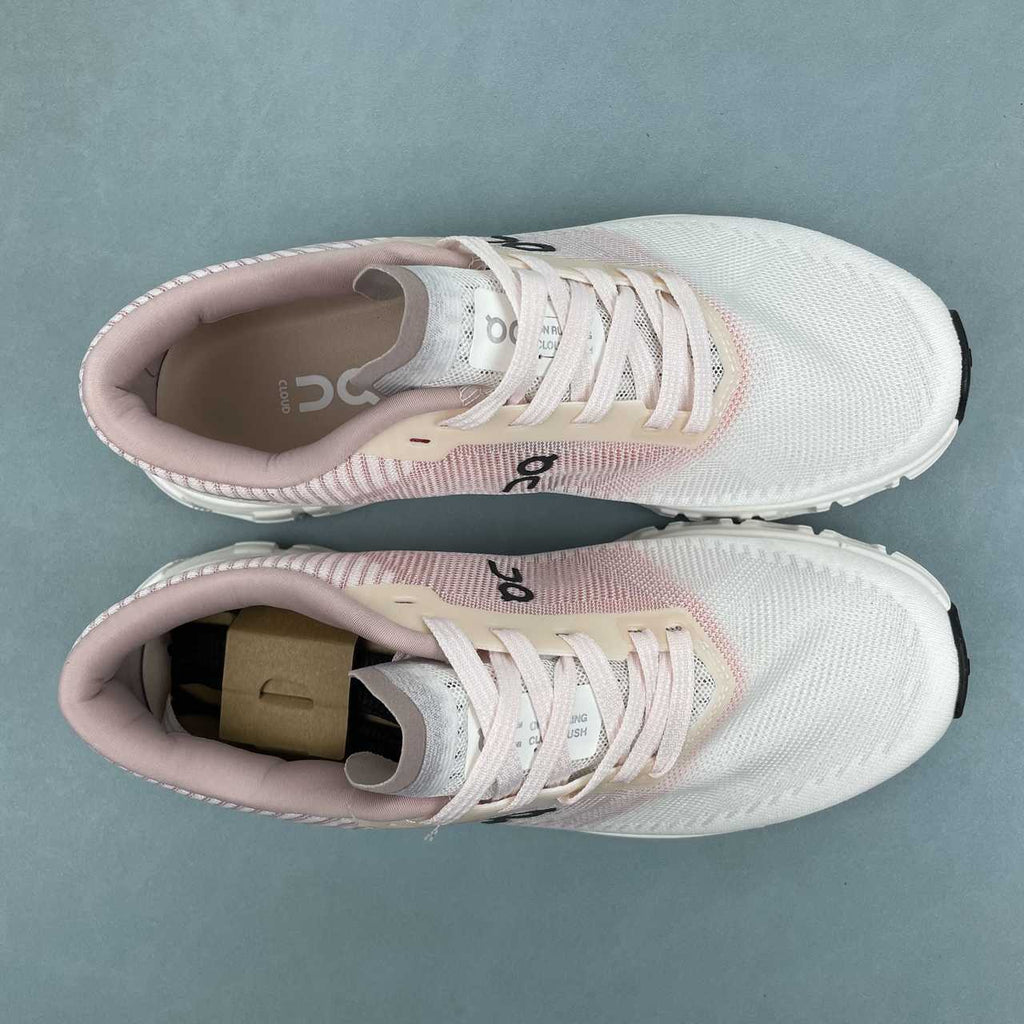 On Cloud 6 Push sneakers donna da running e streetwear bianco rosa - VIBES MILANO