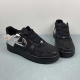 Nike Air Force 1 07 Low Black & Metallic Silver