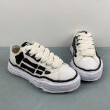 Maison Mihara Yasuhiro x MMY AMIRI Skel-Top Low bianco