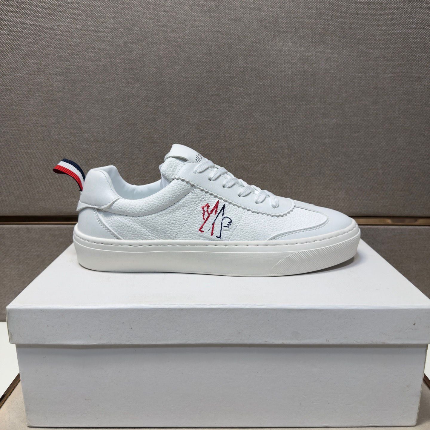 Moncler unisex white sneakers