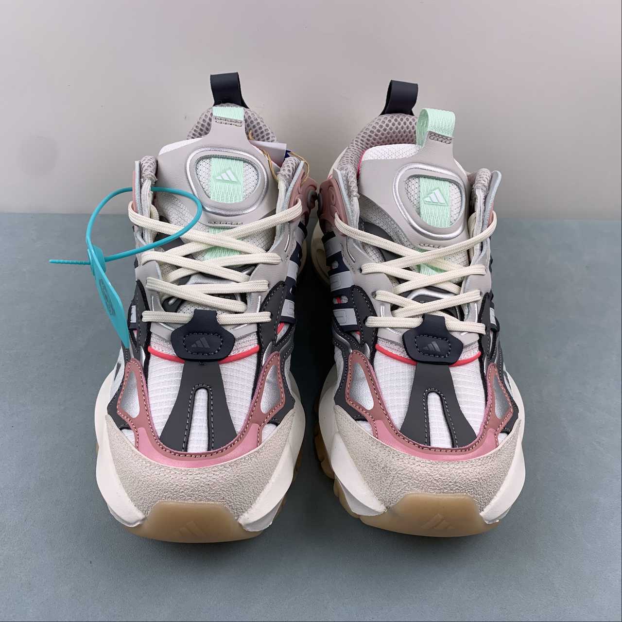 Adidas XLG Runner Deluxe sneakers white grey pink