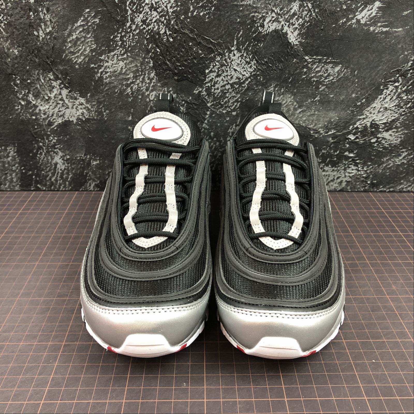 Nike Air Max 97 QS Black & Varsity Red & Silver