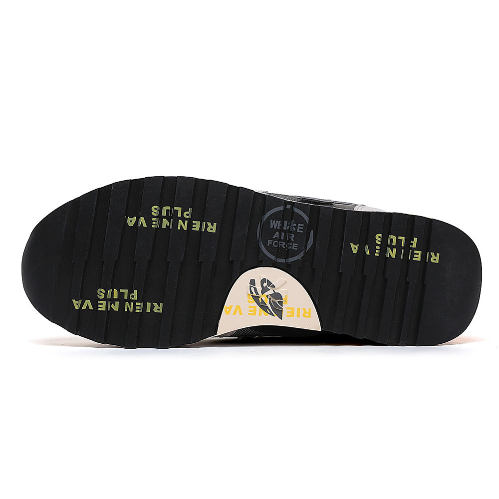 Premiata Mick sneakers suede grey orange