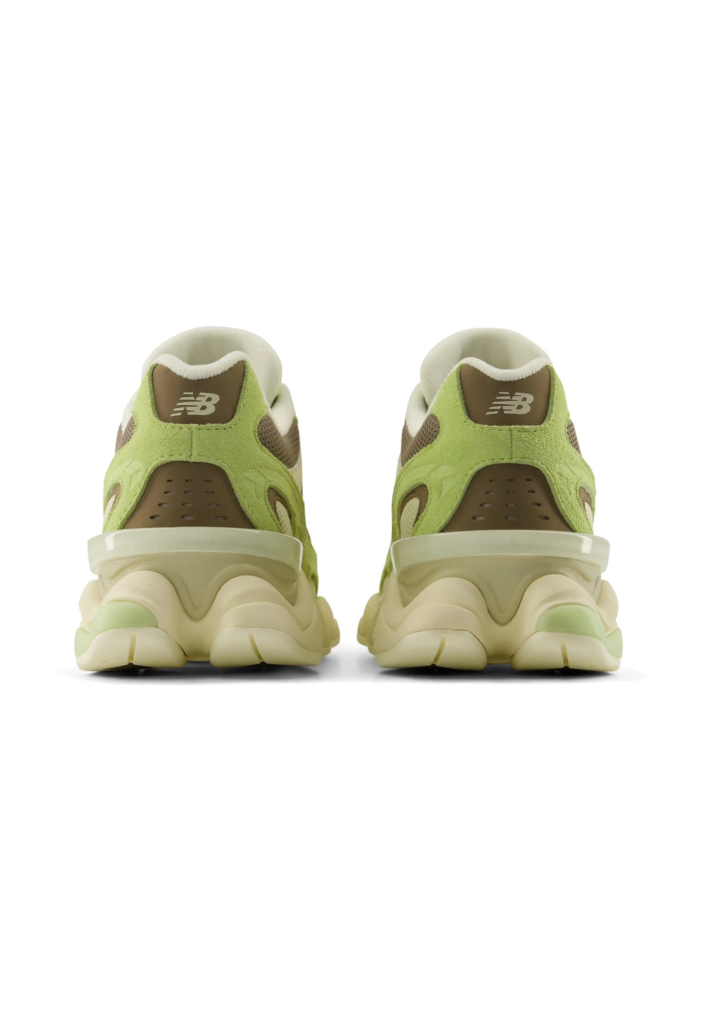 New Balance 9060R Dry Lime con Thunder Brown
