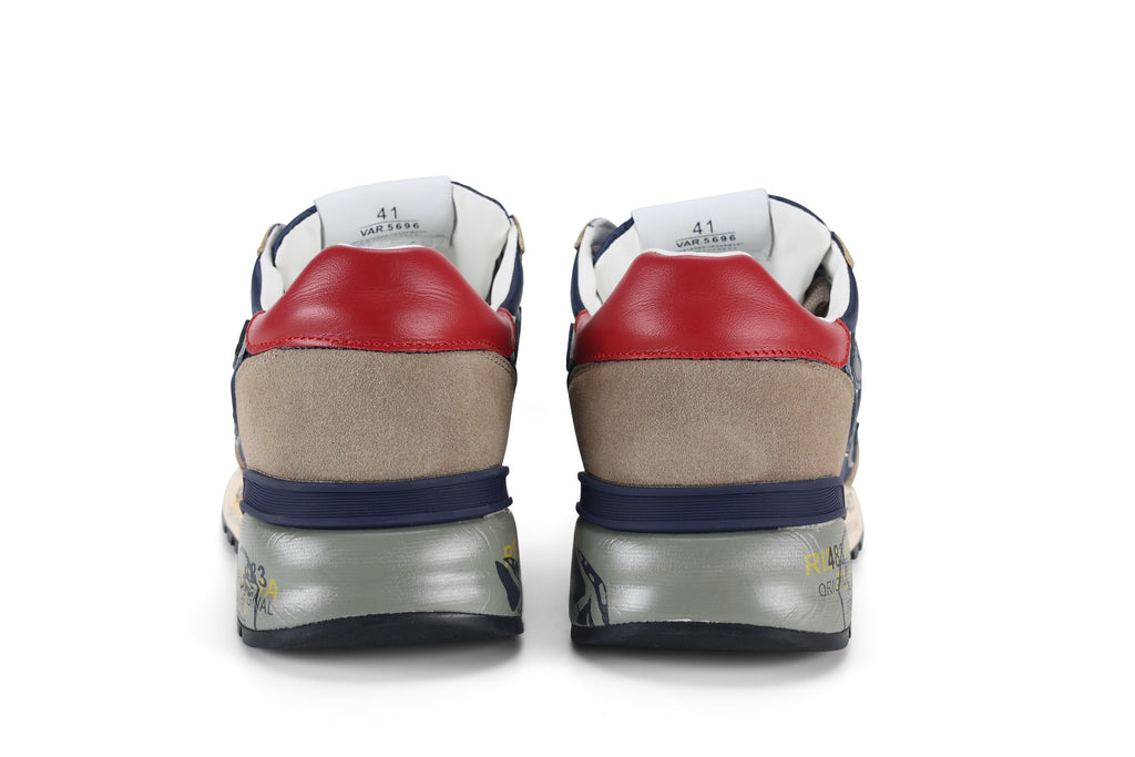 Premiata Mick sneakers suede beige blue