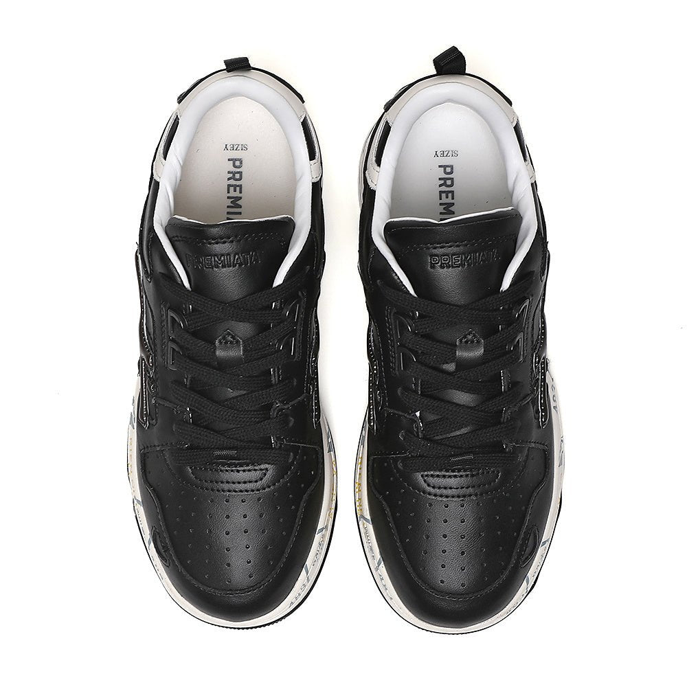 Premiata Drake sneakers in pelle nero bianco - VIBES MILANO