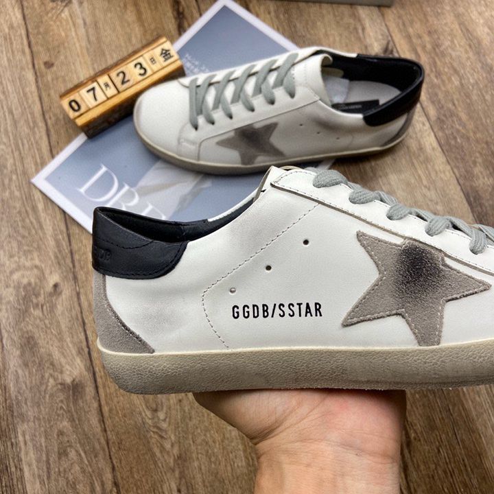 Golden Goose Superstar nappa bianca classica/tallone nero