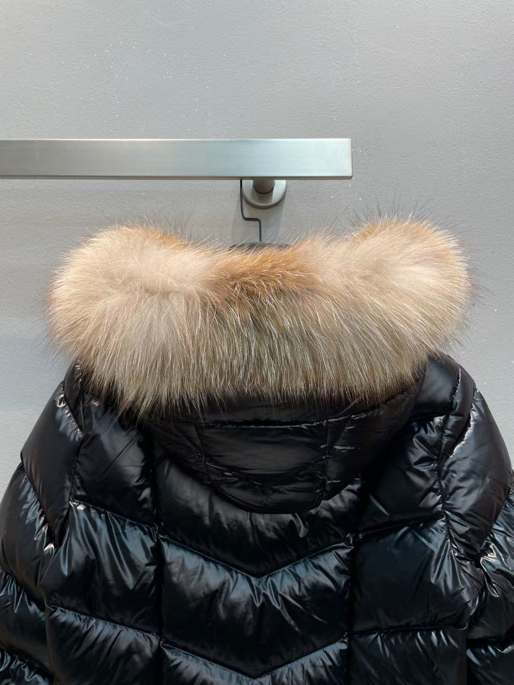 Piumino cappotto Moncler Fulmarus nero