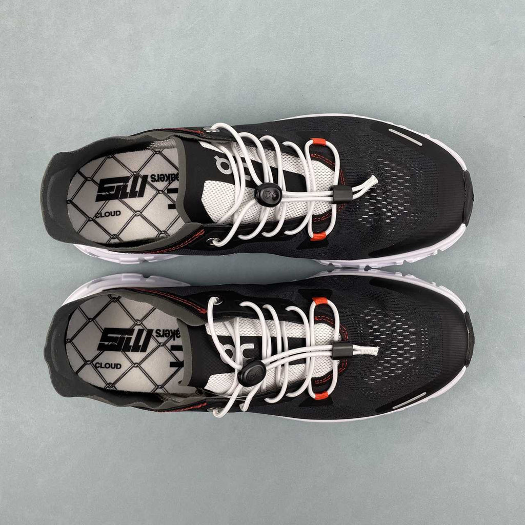 On Cloud 6 Coast sneakers da running e streetwear nero grigio - VIBES MILANO