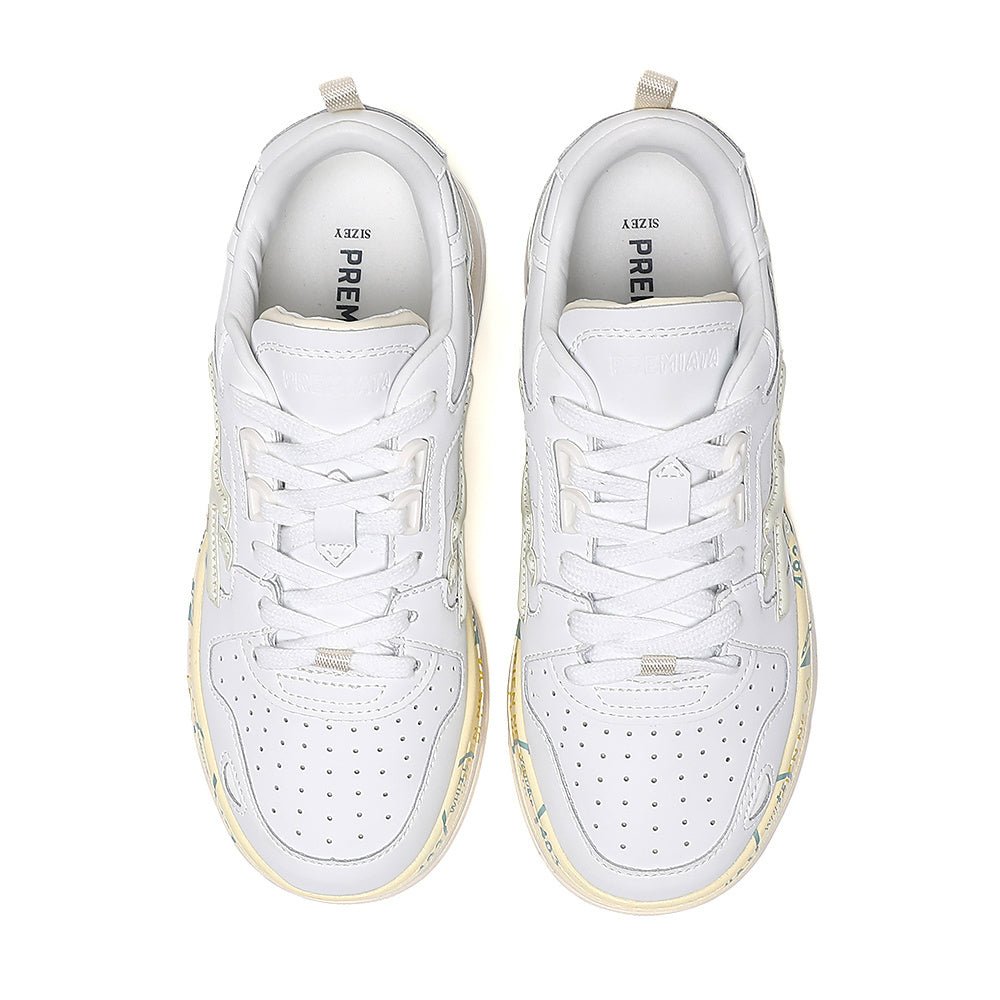 Premiata Drake sneakers in pelle bianca - VIBES MILANO