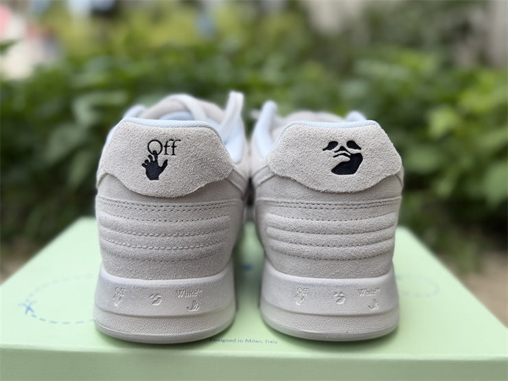 Off-White "Out Of Office" in Scamosciato Light Grey