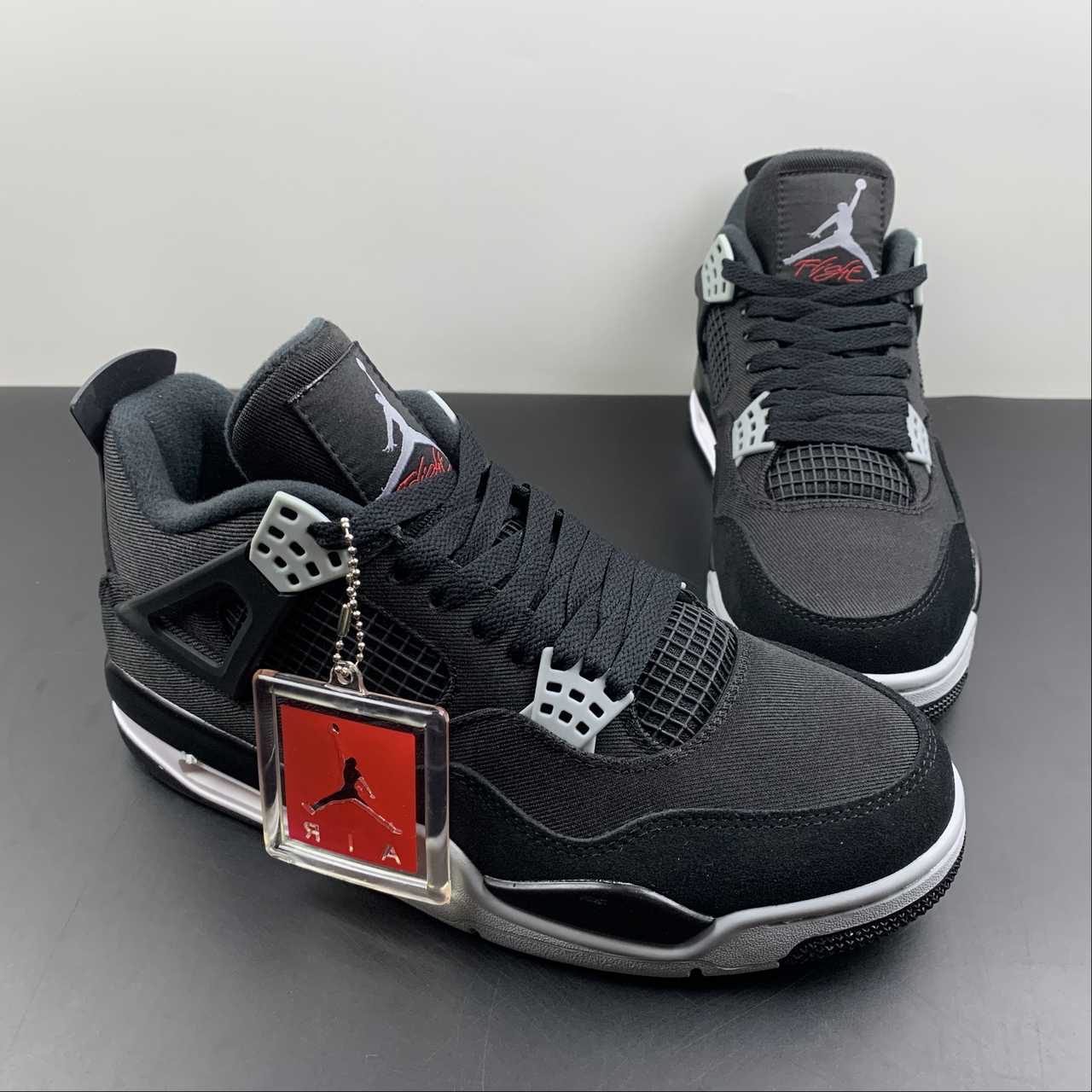 Nike Air Jordan 4 Retro SE Black Canvas