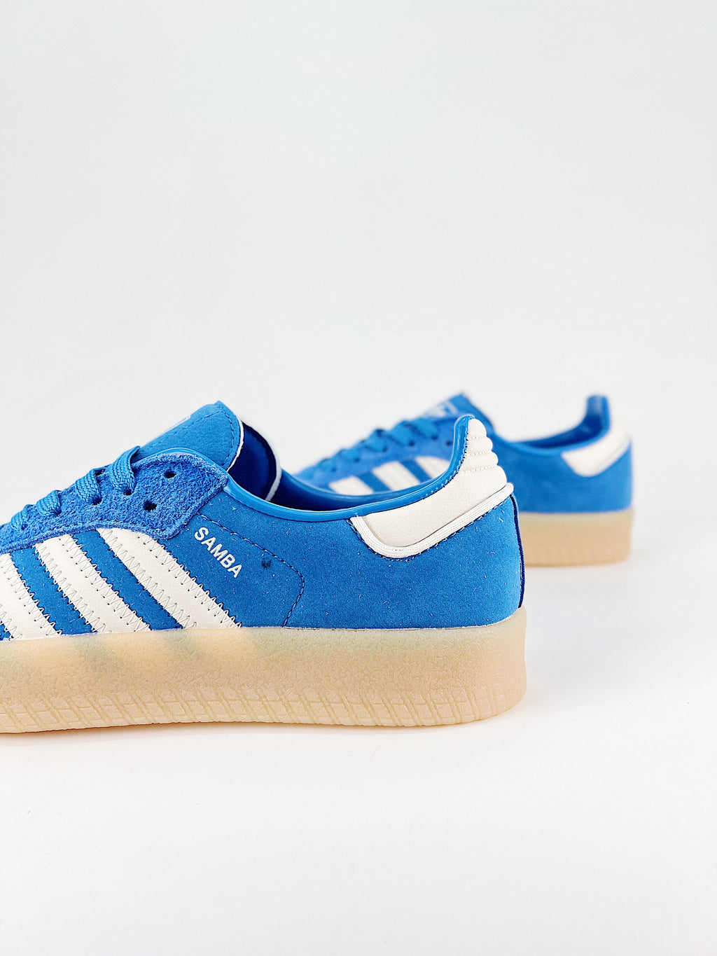 Adidas Sambae blue suede