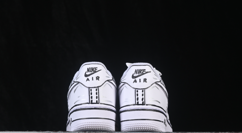 Nike Air Force 1 '07 Low Custom Cartoon White