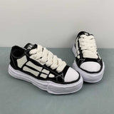 Maison Mihara Yasuhiro x MMY AMIRI Skel-Top Low nero