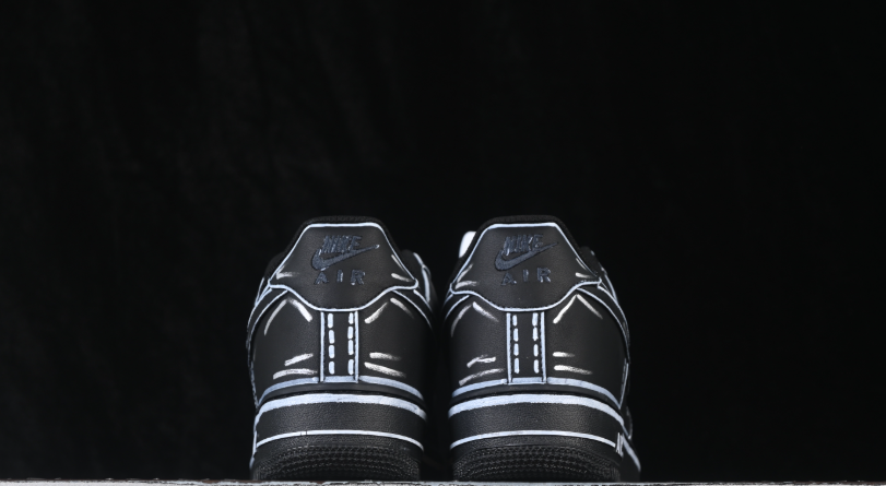 Nike Air Force 1 '07 Low Custom Cartoon Black