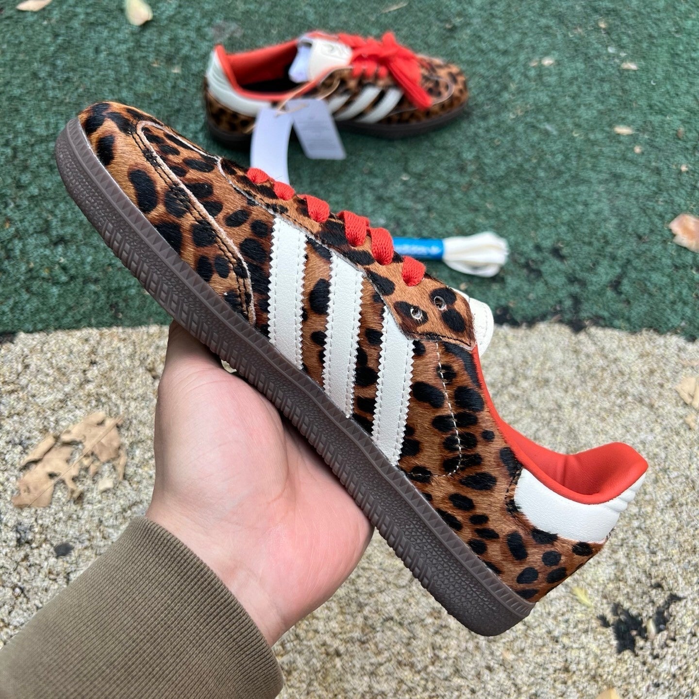 Adidas Samba OG Preloved Red Leopard